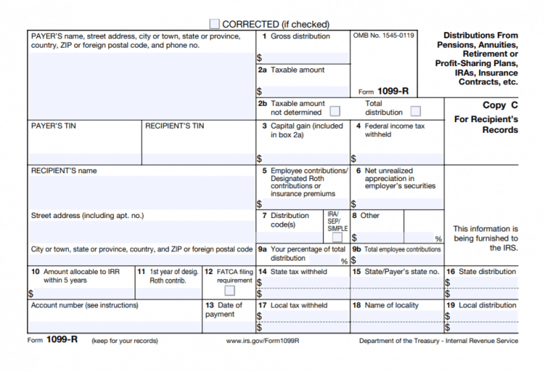 Taxes / 1099R Public Employee Retirement System of Idaho