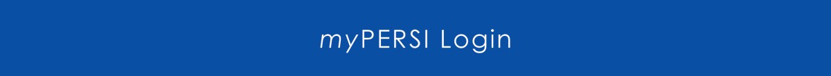 myPERSI Banner